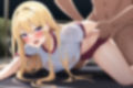 金髪ロング体操服濡れ透けエロCG集
