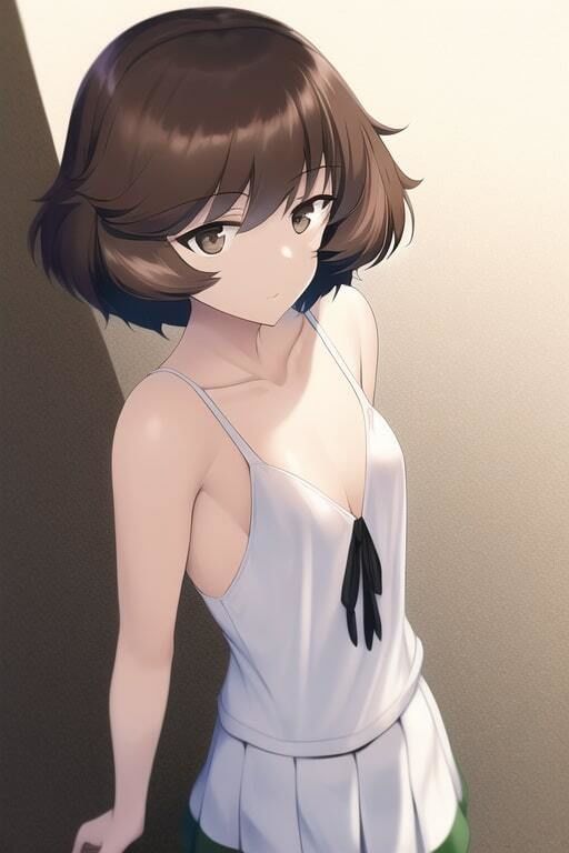 サンプル画像4:「健全な」秋山優花里2(歪) [d_259882]