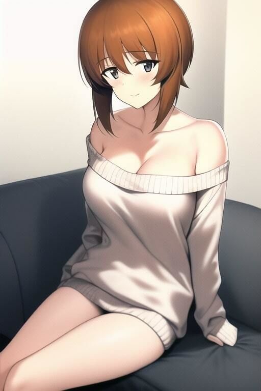 サンプル画像4:「健全な」西住みほ2(歪) [d_259894]