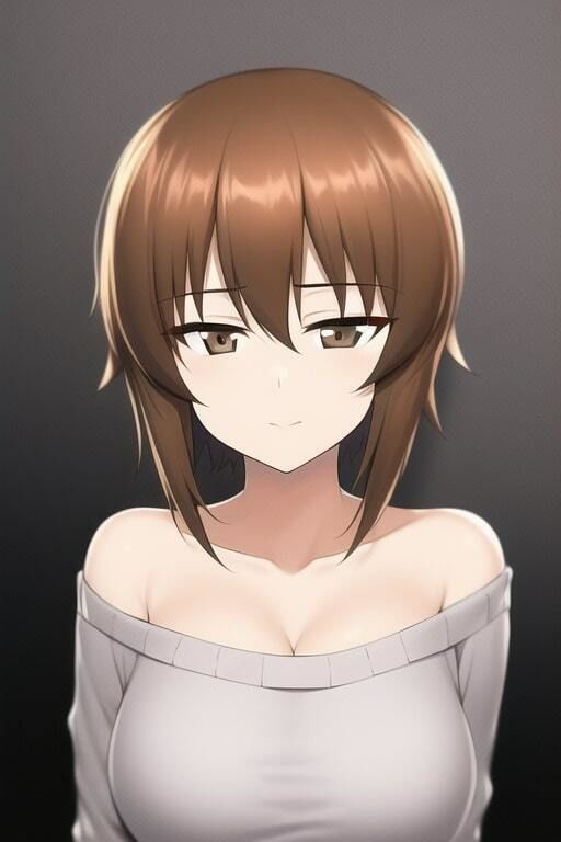 サンプル画像1:「健全な」西住まほ2(歪) [d_259936]