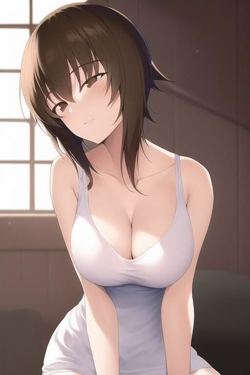 サンプル画像2:「健全な」西住まほ2(歪) [d_259936]