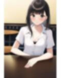 カフェで見かけた胸元が緩いJKたち