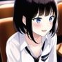 カフェで見かけた胸元が緩いJKたち