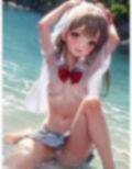 びしょ濡れ少女たち