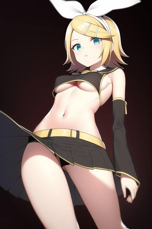 サンプル画像5:「健全な」鏡音リン(歪) [d_261047]