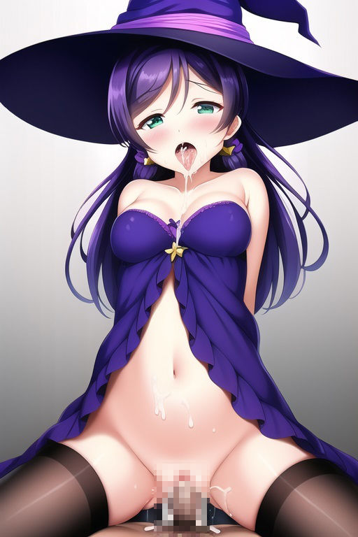 サンプル画像2:ラ○ライブ！CG集 東〇希（魔女コス） R-18あり(メンダコ) [d_263512]