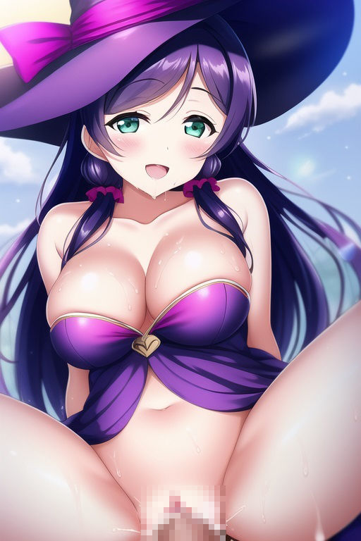 サンプル画像3:ラ○ライブ！CG集 東〇希（魔女コス） R-18あり(メンダコ) [d_263512]