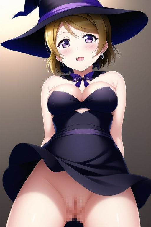 サンプル画像5:ラ○ライブ！CG集 小〇花陽（魔女コス） R-18あり(メンダコ) [d_263757]