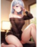 銀髪モデル美女のちょっとエッチな日常