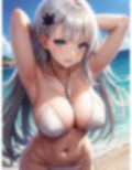 銀髪モデル美女のちょっとエッチな日常
