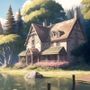 【美麗で幻想的な家や室内の背景】著作権フリーの高解像度画像（100枚）