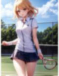 狙われたテニス少女