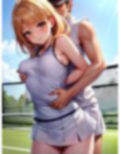 狙われたテニス少女