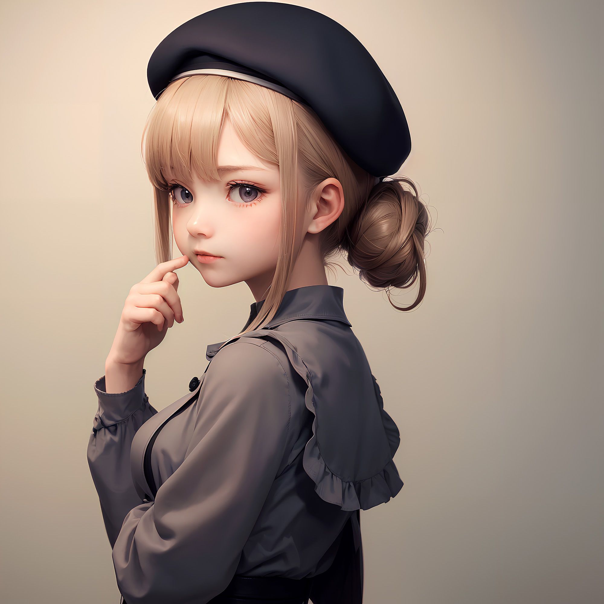 petite sizeのエロ画像AI CG Collection1 〜金髪碧眼_白ブラウス編〜AI生成dmm18fanzaの画像