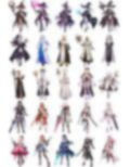 【女キャラ全身立ち絵ジョブ別2】著作権フリーの高解像度素材（100枚） 画像1