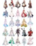 【女キャラ全身立ち絵ジョブ別4】著作権フリーの高解像度素材（100枚） 画像1