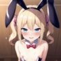 バニー姿で働く彼女たちは今日も笑顔で接待する