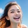 美女ヌード写真集「南国で海遊びをする彼女」