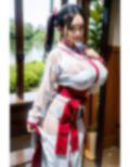 爆乳えっちな巫女さんと雨宿り