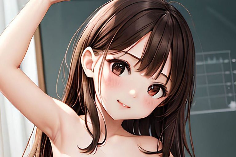 いろんな小柄な女の子が学園の教室でストリーキング サンプル画像 4