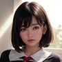 ぽっちゃり剛毛娘