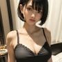 巨乳なショートボブの美女がホテルで脱がされちゃうヌード写真集【AI妄想グラビア写真集】