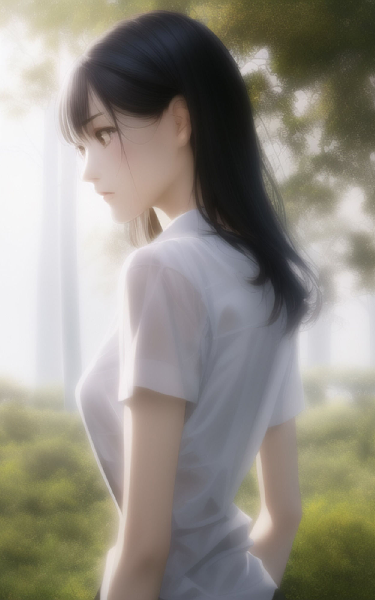 AI Fetich Album ＃12 外で脱いじゃう美女たち【AIグラビア写真集】