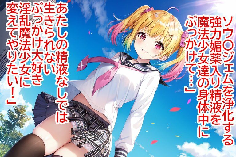 魔法少女にかけたくて魔女になったんだよ 今ぶっかけたいんだよあたしはただ マギアレコ〇ド 魔法少女ま〇か☆マギカ外伝 セリフ付きぶっかけCG集_8