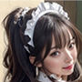 メイド少女の淫乱コスプレ