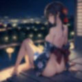 夏の夜の浴衣美女 〜 暗 〜
