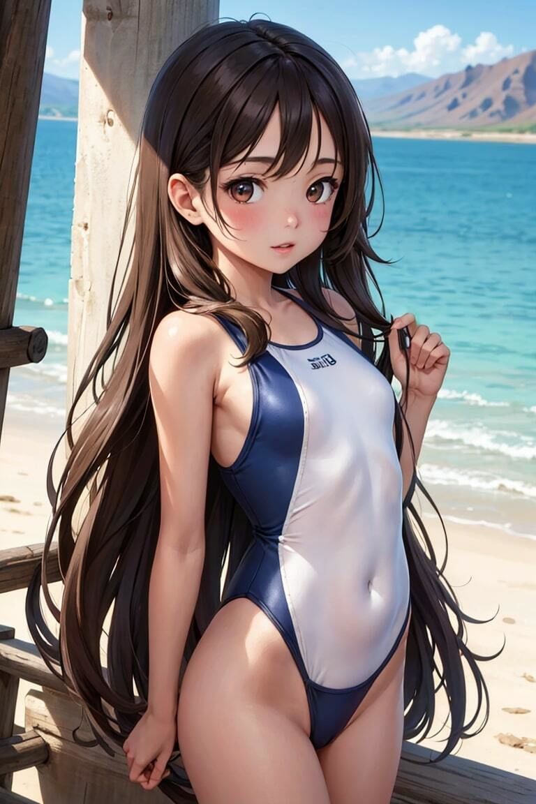 ワンピ水着少女サンシャイン 画像5