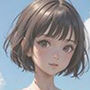 ワンピ水着少女サンシャイン