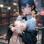 サイバーパンクお姉さんが裸を見せてくれました