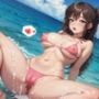 ぶっかけ挑発M字開脚 Vol.9 むっちりマイクロビキニ編