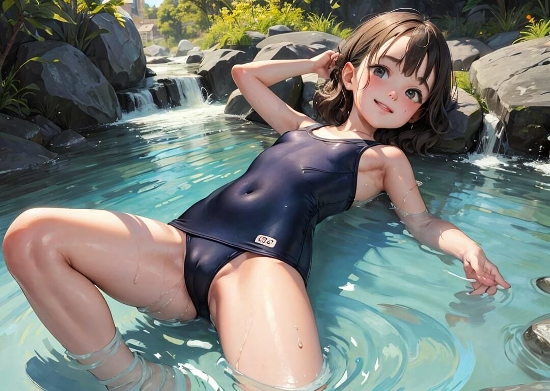 異世界まちなか水浴び日和_3