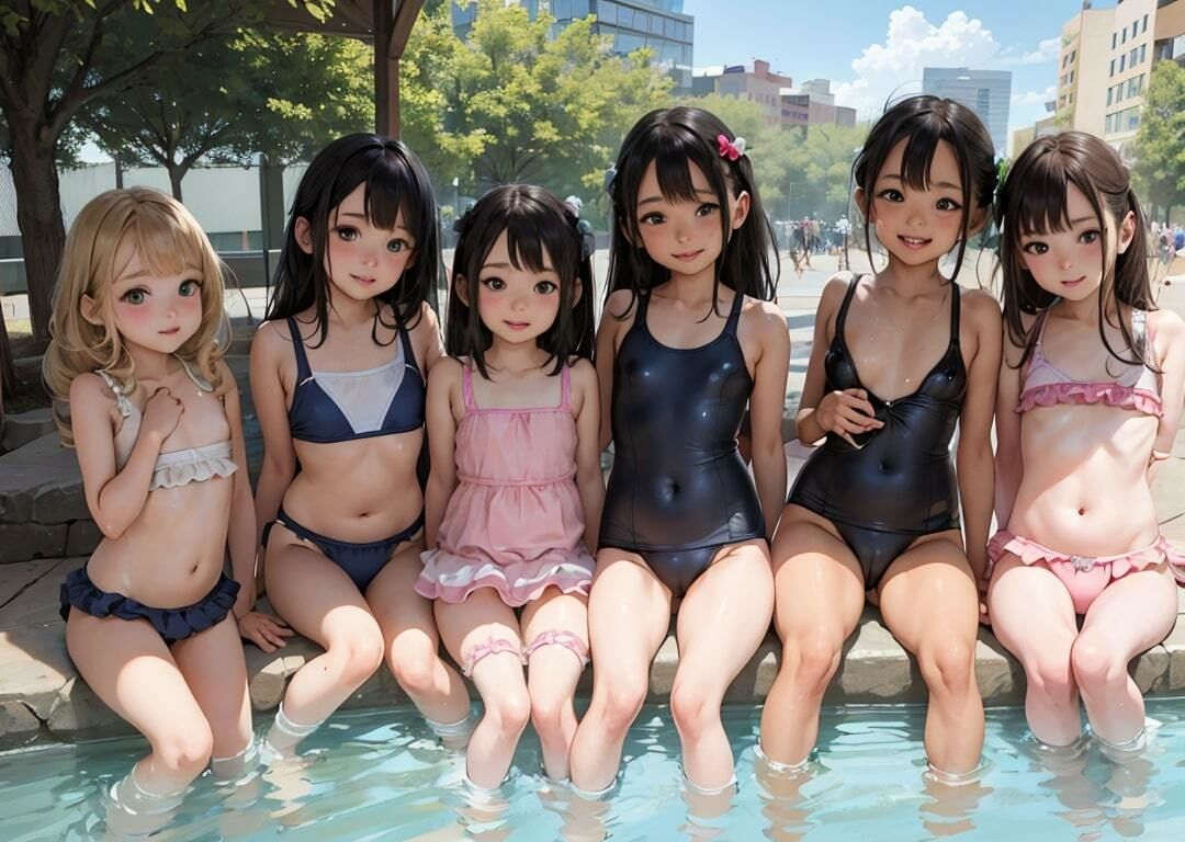 異世界まちなか水浴び日和_4