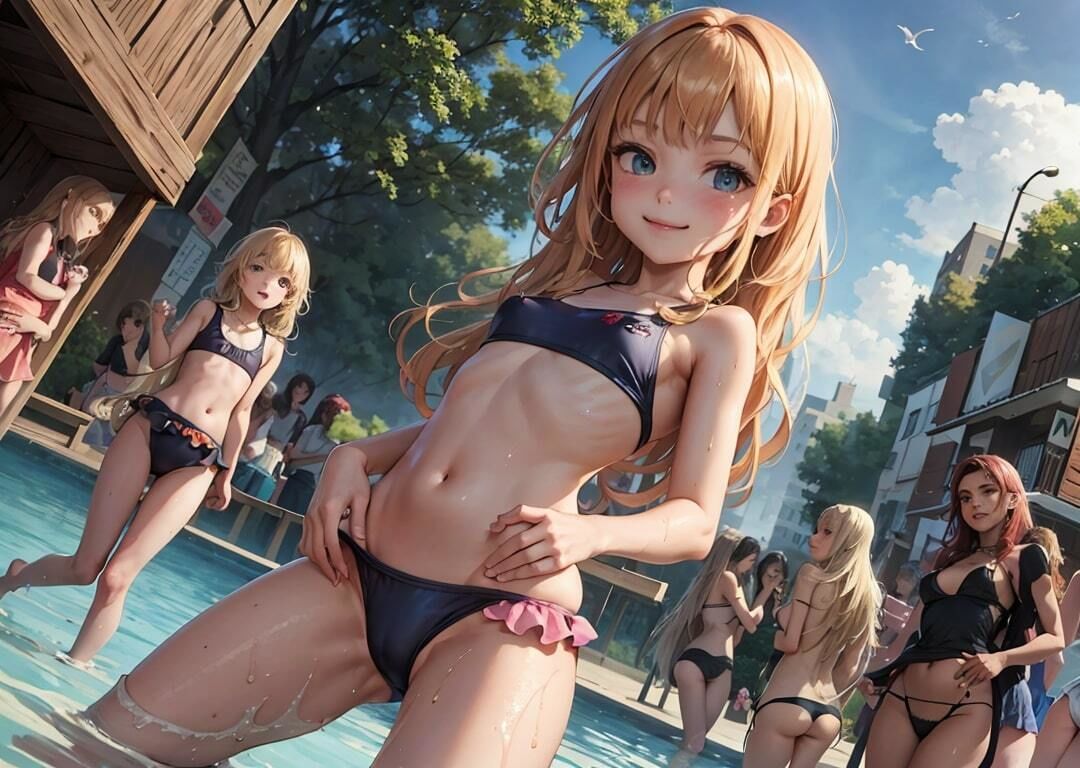 異世界まちなか水浴び日和_6
