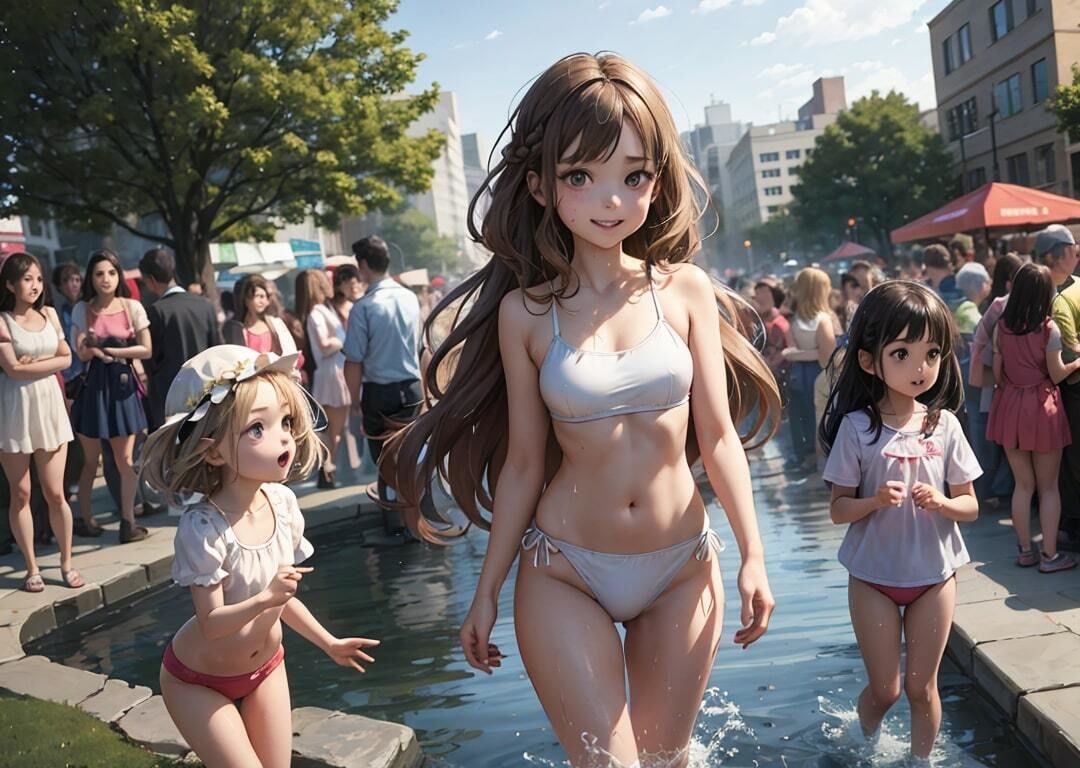 異世界まちなか水浴び日和_7