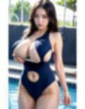 爆乳の水泳教室の先生が放課後に誘惑！そのギャップに興奮［188枚］