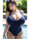 爆乳の水泳教室の先生が放課後に誘惑！そのギャップに興奮［188枚］