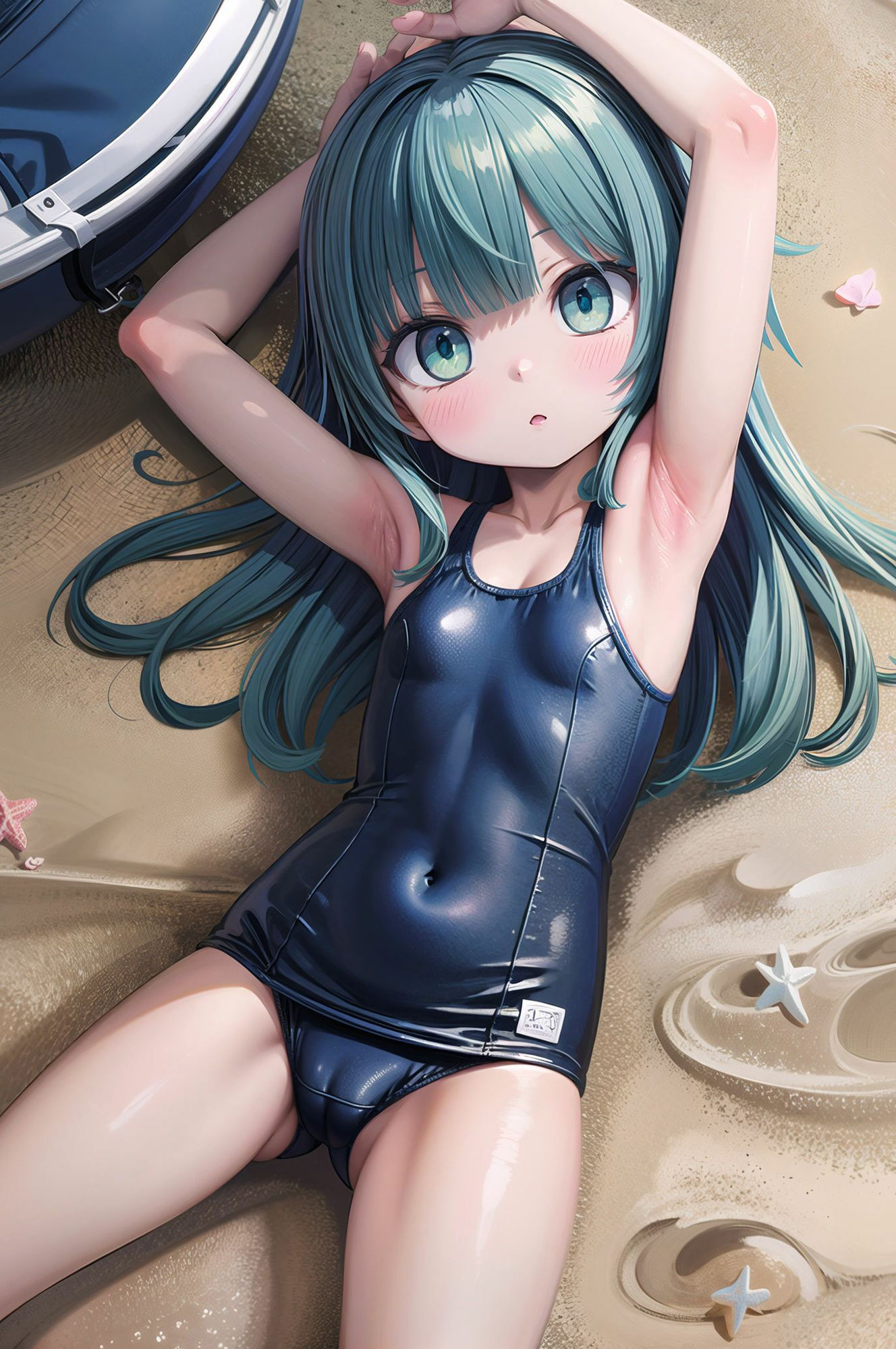 ぷにち○ちゃカワイイ女の子のスク水イラスト集 モンターニャベロニカ エロ画像6