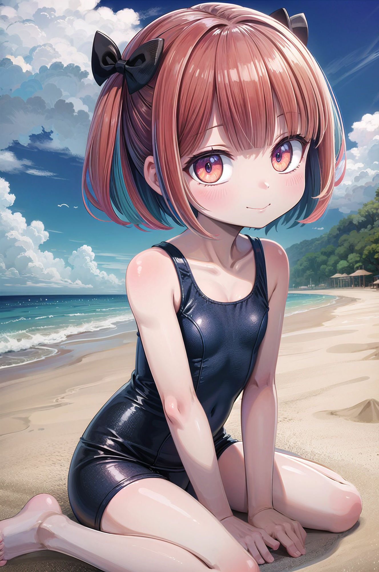 ぷにち○ちゃカワイイ女の子のスク水イラスト集 モンターニャベロニカ エロ画像10