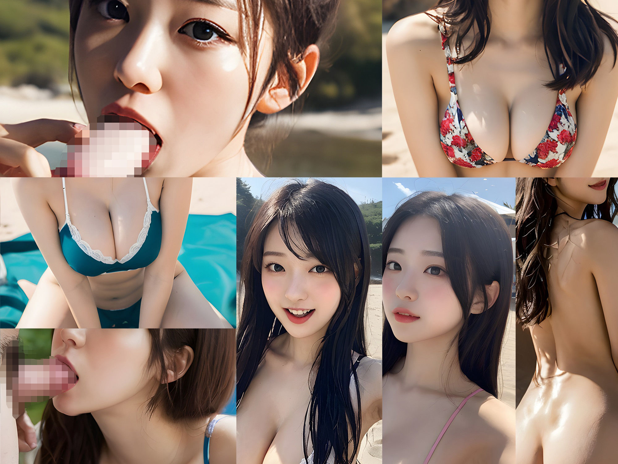 ビキニ美少女たちとヒミツの水着撮影会プライベートビーチ編 画像7