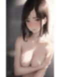 巨乳な茶髪お姉さんに何度もお願いしたら、一緒にお風呂に入ってくれた。 画像8