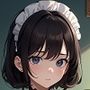 【黒髪メイド 〜ヌード編〜】美少女イラスト集【86枚】