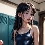 スクール水着（ロッカールーム）