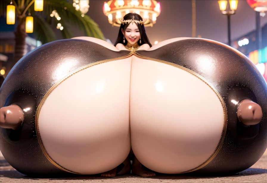 サンプル画像1:実写風超乳サマーバケーション(六六) [d_297032]