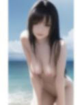 巨乳でツンデレな後輩が僕の言いなりになって海で水着を脱いでくれた。 画像8
