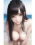 巨乳でツンデレな後輩が僕の言いなりになって海で水着を脱いでくれた。 画像9