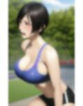 巨乳ショートの美少女が部活の練習中に全部脱がされちゃう写真集 画像4